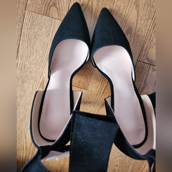 Amazon Ankle Bow Strap D'Orsay Heels - Picture 5 of 6